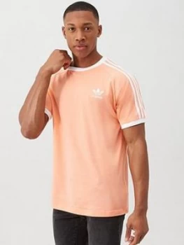 Image of Adidas Originals 3-Stripe T-Shirt - Pink