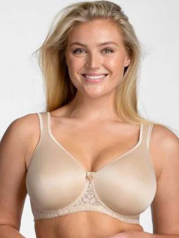 Image of Smooth Lacy Moulded Cup Bra