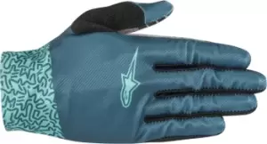 image of Alpinestars Stella Aspen Pro Lite Ladies Bicycle Gloves, green-turquoise, Size M for Women, green-turquoise, Size M for Women