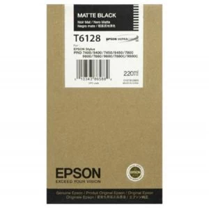 Image of Epson T6128 Matte Black Ink Cartridge