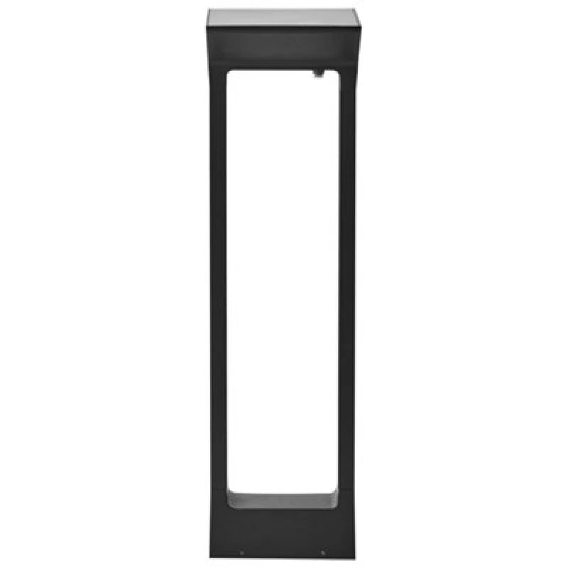 Image of Beliani Solar Outdoor LED Bollard Lamp Malden Black