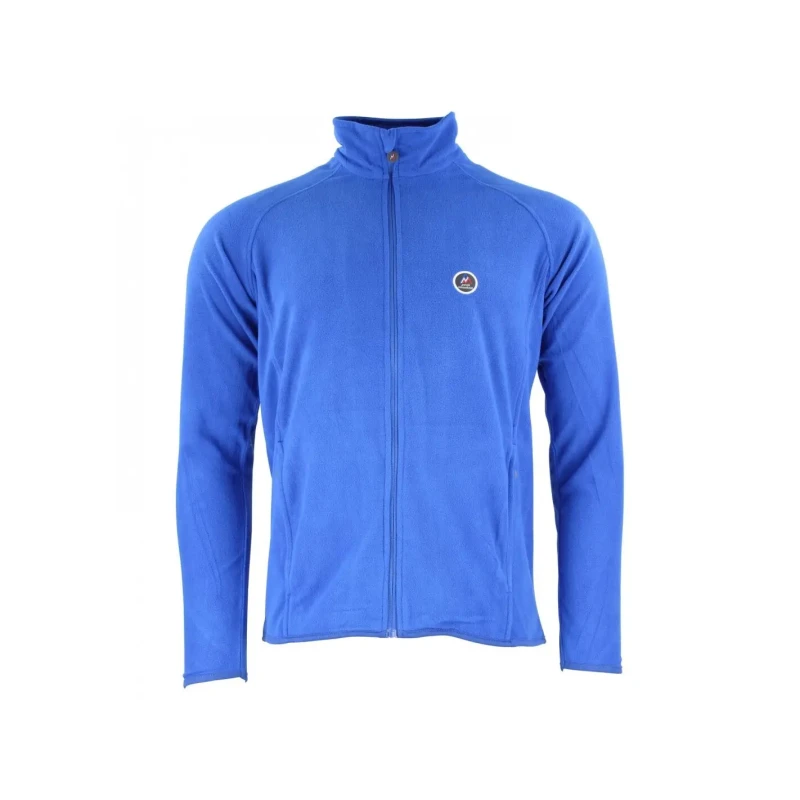 Image of Peak Mountain 1/2 zip hooded fleece Peak Mountain Bleu Male XL CAFONOR/UN/1/BLEU