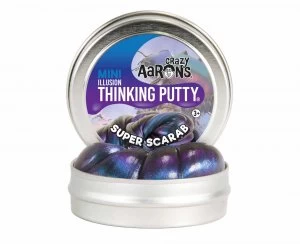 Crazy Aarons Thinking Putty Illusion Super Scarab Mini Tin