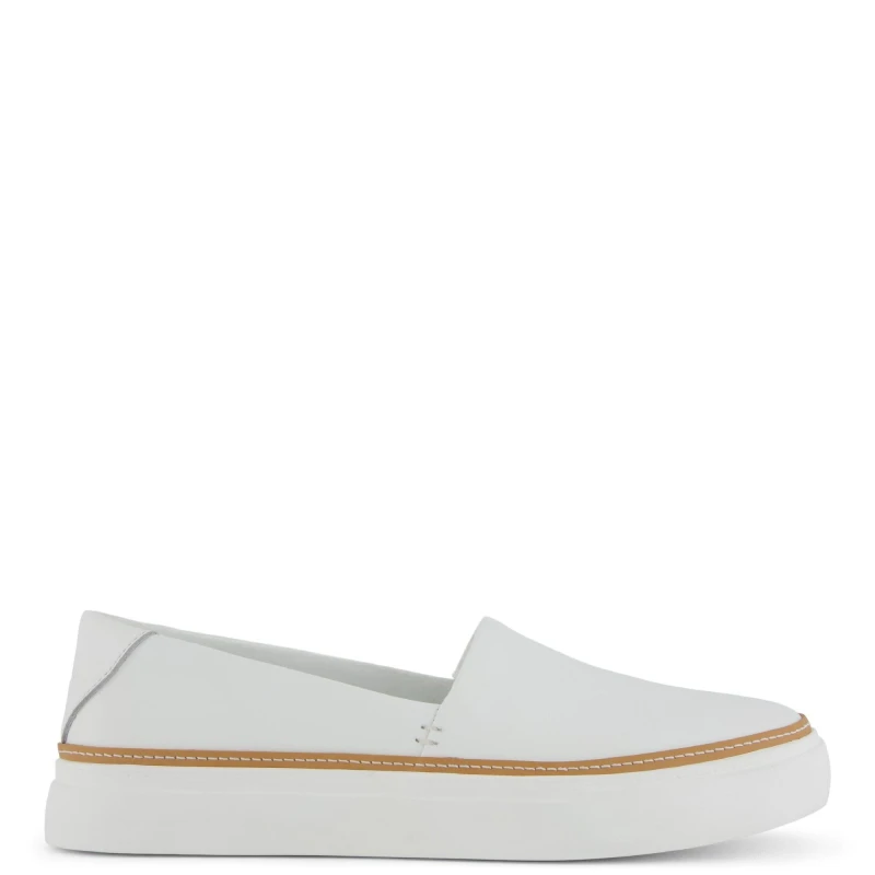 Image of Toms Kameron Slip On Shoes White female UK 3