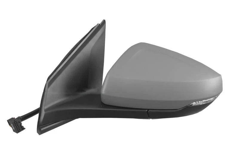Image of PRASCO VG0257314 Wing mirror Left, Electric, Aspherical, primed Outside Mirror (50)