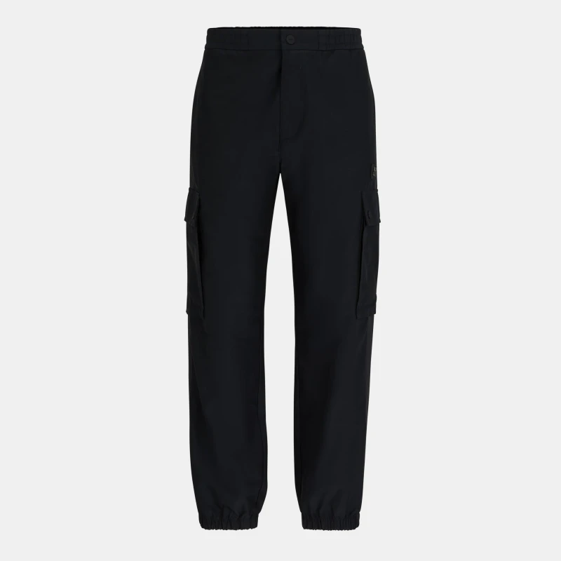 Image of Hugo Mens Ginto242 Straight Leg Trousers Black male S