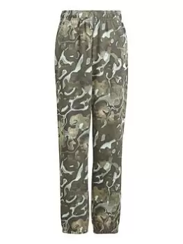 Image of adidas Sportswear Adidas Sportswear Junior Future Icons Boy Printed Jogger - Aqua/sand /olive, Aqua, Size 11-12 Years