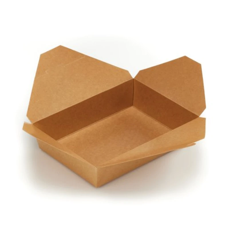 Image of Go-Pak Deli Box 2 Fold Top Large Kraft (280 Pack) D40703