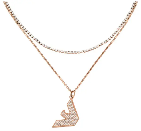 Image of Emporio Armani EGS2953221 Womens Rose Gold-Tone Stainless Jewellery