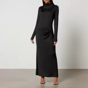 Image of Good American Shine Rib-Knit Midi Dress - M