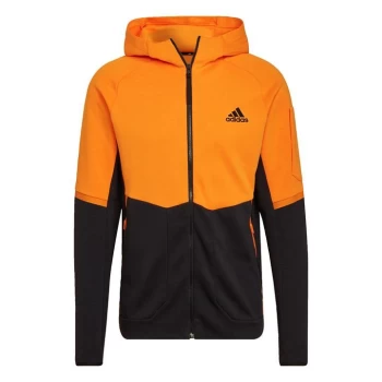 Image of adidas Designed for Gameday Full-Zip Jacket Mens - Orange