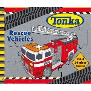 Image of Tonka Rescue Vehicles Deluxe Jigsaw Book