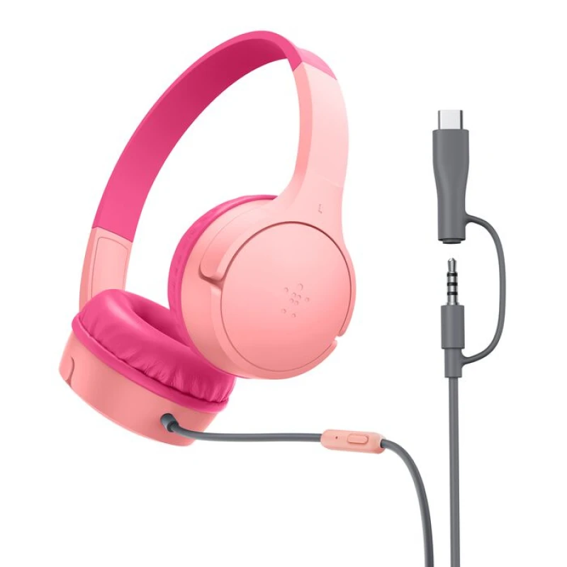 Image of Belkin SoundForm Mini Headset Wired Head-band Calls/Music USB Type-C P