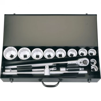 Image of Elora 15 Piece 1" Drive Bi Hex Master Socket Set Metric 1"