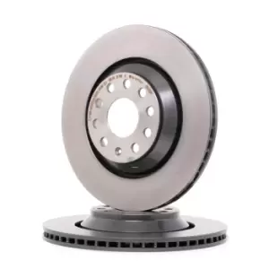 Image of PAIR PAINTED BREMBO BRAKE DISCS 09.A200.11