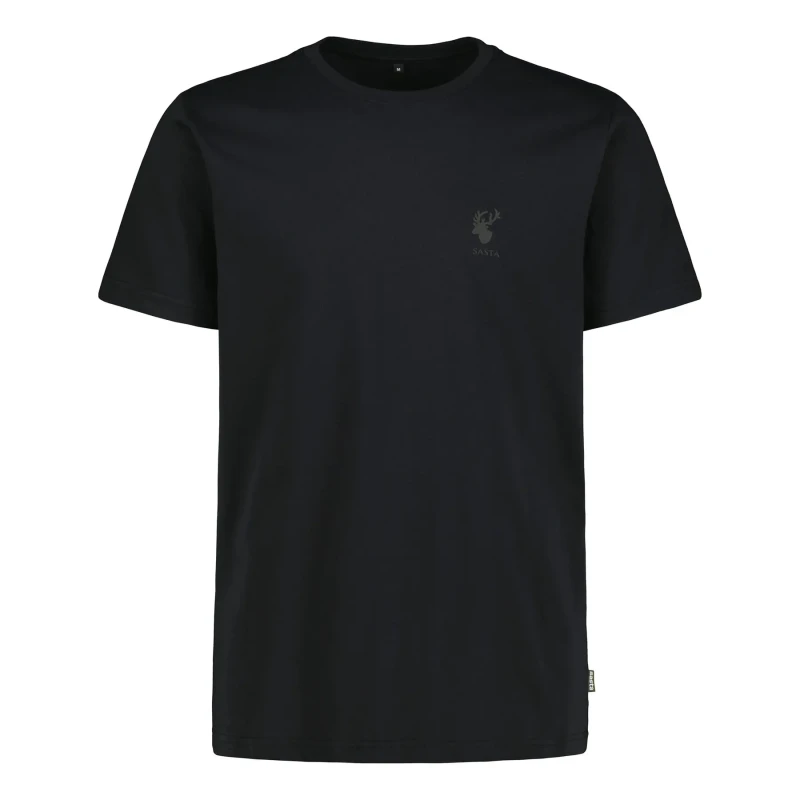Image of T-Shirt Sasta Small Deer Noir Unisex 3XL
