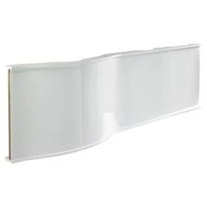 Cooke Lewis Adelphi Gloss White RH Bath front panel W1675mm - main image