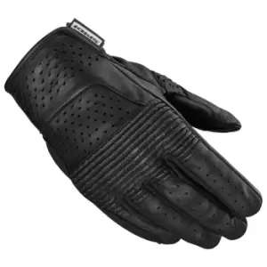 Image of Spidi Rude Perforated Black Motorcycle Gloves 2XL