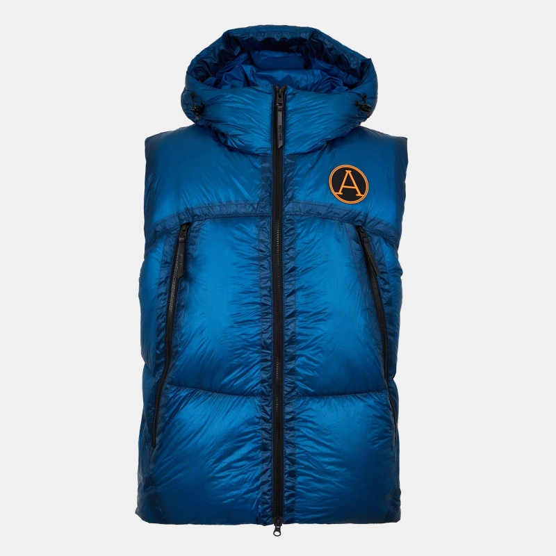 Image of Arctic Army Mens Cryoshell Insulated Heavyweight Gilet Cobalt C0055 male X Small
