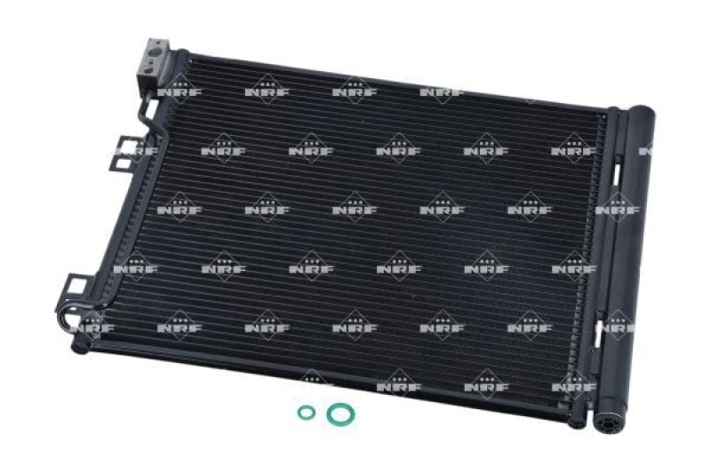 Image of NRF 350327 Condenser EASY FIT with seal ring, with nitrogen filling Aluminium Condenser,air conditioning (448)