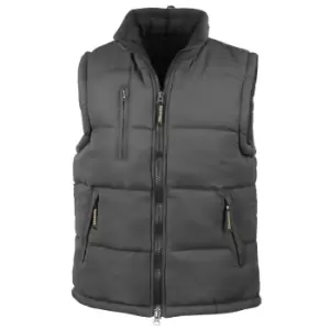 Image of Result Mens Ultra Padded Bodywarmer Water Repellent Windproof Jacket (XS) (Black)