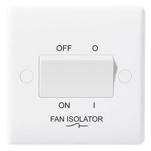 Image of BG Nexus White 1 Gang 2 Way Rocker Switch 10A - 815