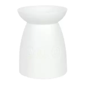 Image of White Ceramic Seven Chakra Oil Burner