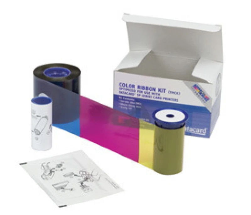 Image of DataCard 534000-002 thermal ribbon Black. Cyan. Magenta. Yellow