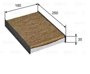 Image of VALEO Pollen filter CLIMFILTER SUPREME 701032 Filter, interior air,Cabin filter RENAULT,NISSAN,Kadjar (HA_, HL_),Megane IV Schragheck (B9A/M/N_)