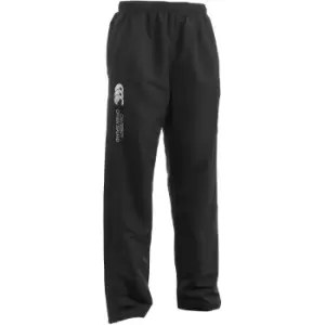 Image of Canterbury Mens Open Hem Tracksuit Bottoms (XL) (Black/White)