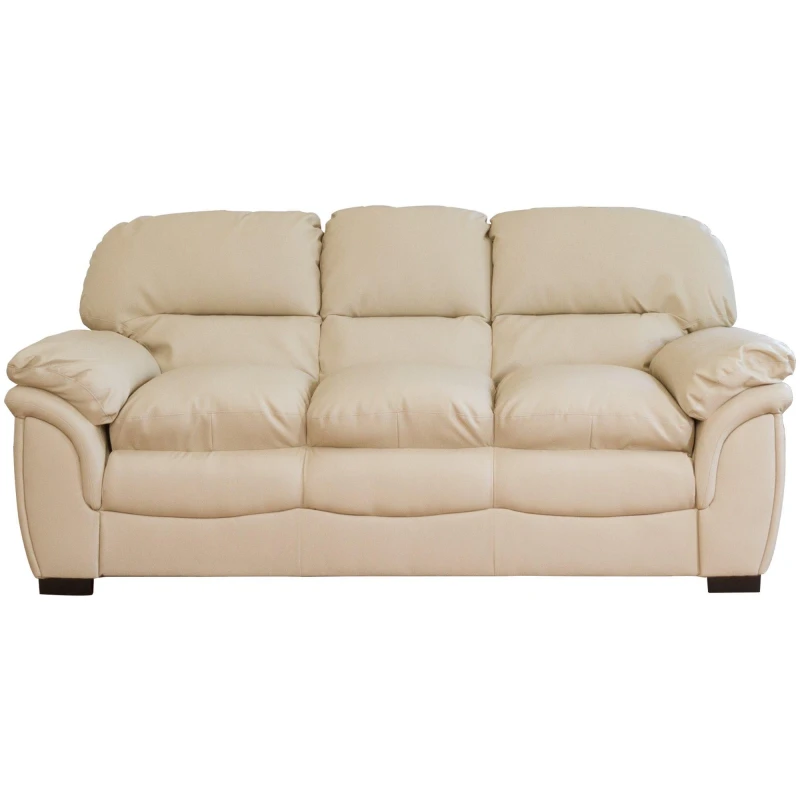 Image of Artemis Home Leverton 3 Seat Sofa in Cream Cream Unisex