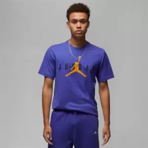 Image of Air Jordan Wordmark T Shirt Mens - Purple