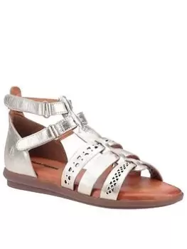 Image of Hush Puppies Nicola Flat Sandal - Gold, Size 3, Women