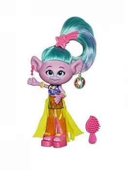 image of Dreamworks Trolls Glam Satin Fashion Doll