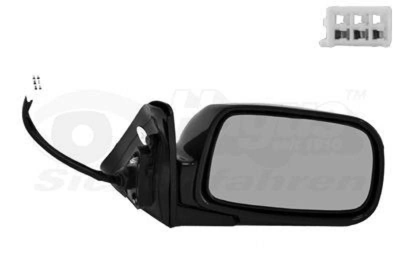 Image of VAN WEZEL Wing mirror VAN WEZEL 5387806