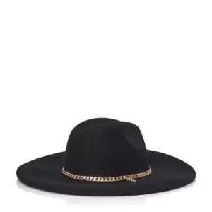 Dune London Filia Fedora Hat Womens - Black