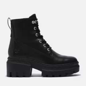 image of Timberland Everleigh 6" Boot For Her In Black Black, Size 3.5