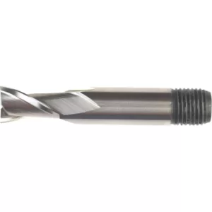 image of 1"X1" HSS 2 Flute Threaded Shank Short Series Slot Drill