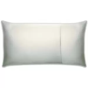 Image of 450 Thread Count 100% Pima Cotton Bolster Pillow Case, Platinum, 51 x 91cm - Belledorm