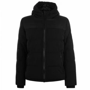 Image of DKNY Heavy Padded Jacket - Black Mono