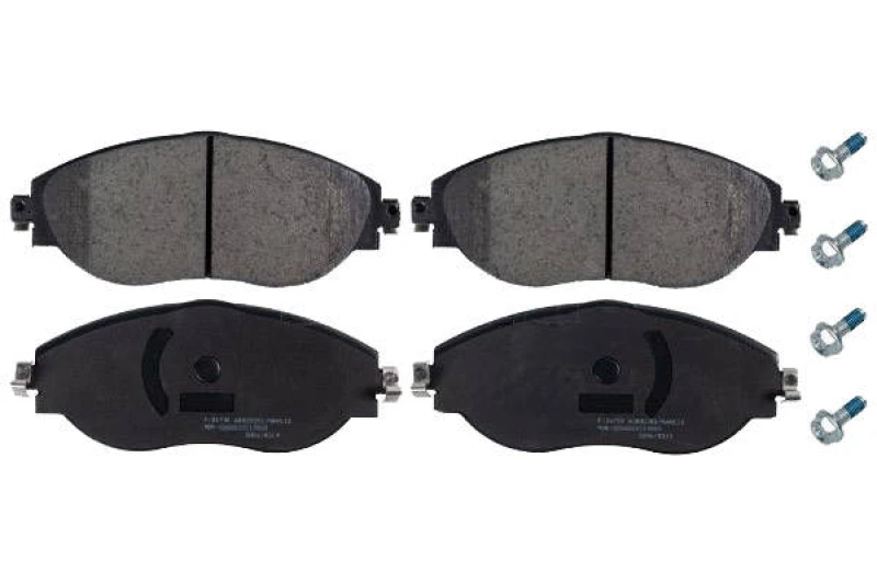 Image of SWAG 33 10 0088 Brake pad set Front Axle, with bolts/screws Brake Pad Set,disc brake (402)