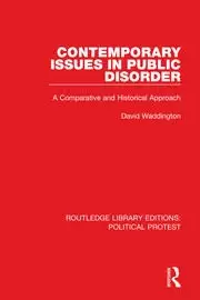 Image of Contemporary Issues in Public Disorder A Comparative and Historical Approach