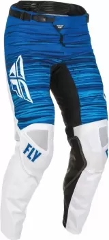 Image of Fly Racing Kinetic Wave Motocross Pants, white-blue, Size 32, white-blue, Size 32
