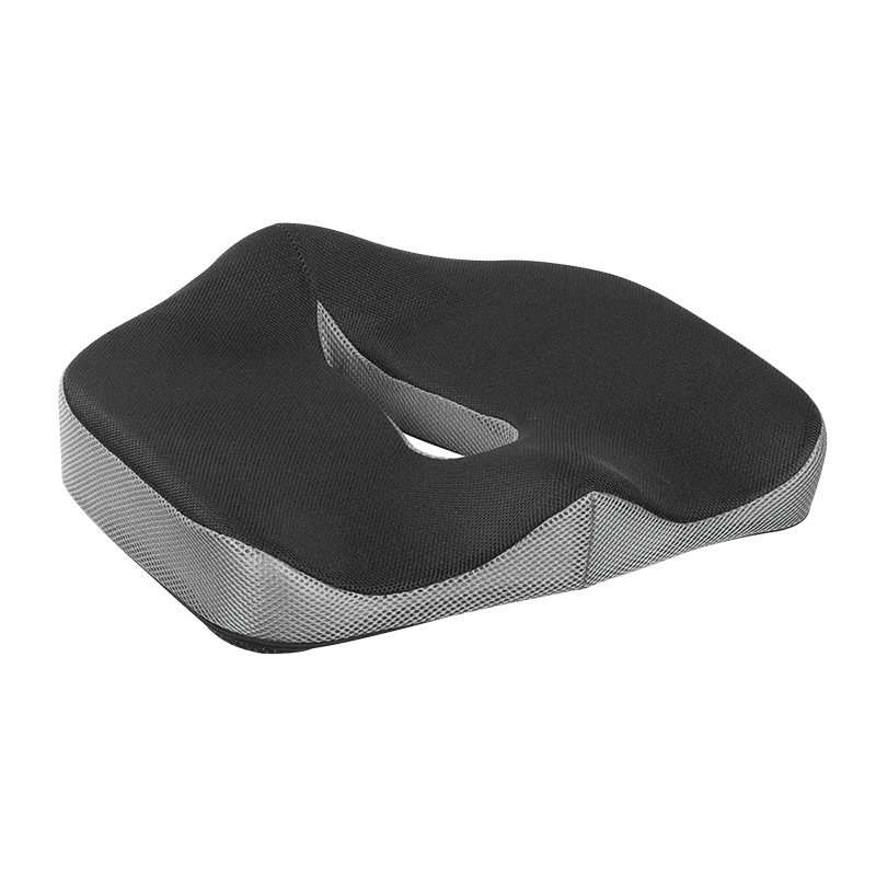 Image of LogiLink Orthopedic Tailbone Memory Foam Seat Cushion. black