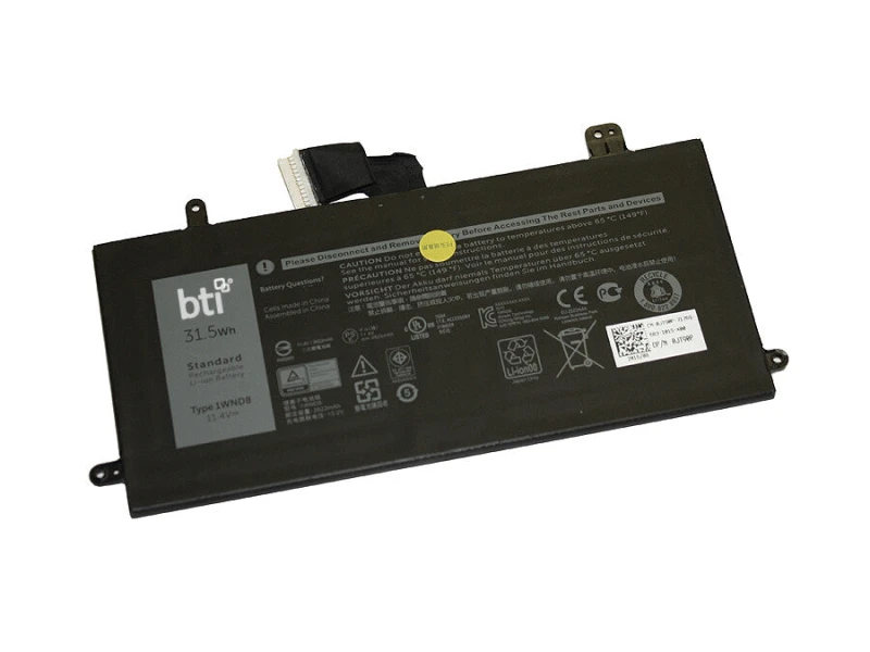 Image of BTI BTI 31.5 3 cell T17G002 compatible battery for DELL LATITUDE 12 5285 LATITUDE 12 5290 2 IN 1 LATITUDE 5290 LATITUDE 5285 1WND8-BTI