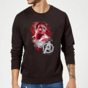 Image of Avengers Endgame Hulk Brushed Sweatshirt - Black - M