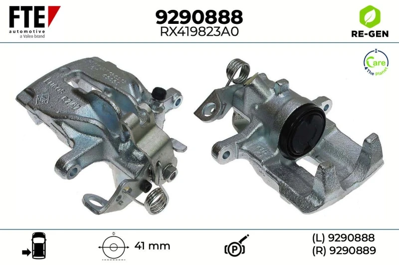 Image of Brake caliper FTE 9290888