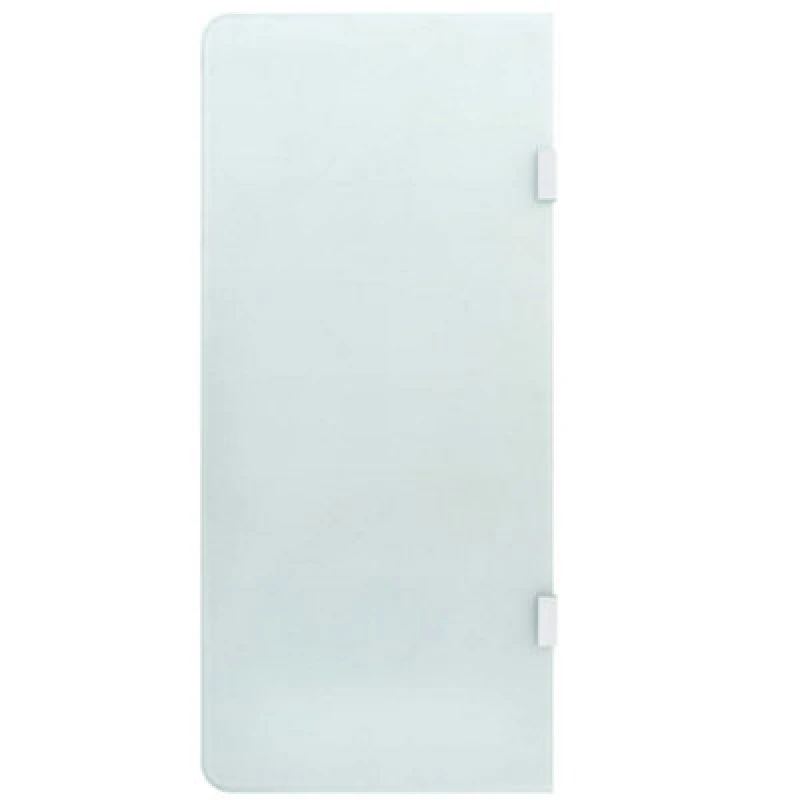 Image of Vidaxl Wall-Mounted Urinal Privacy Screen 90X40 Cm Tempered Glass