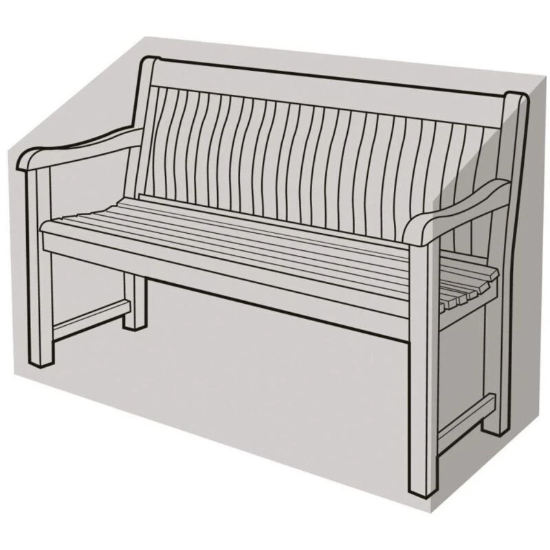 Image of Garland 3-4 Seater Bench Cover Black W1496