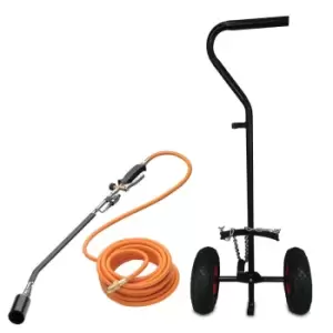 Image of Sherpa Professional Gas Weed Burner and Trolley Kit
